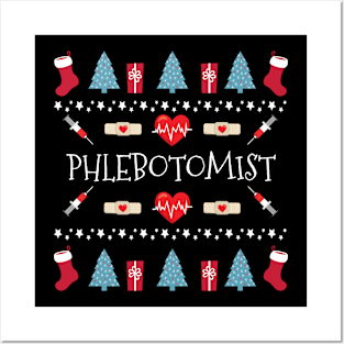 Phlebotomy Christmas Posters and Art